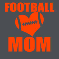 Bears Glitter Football Mom - Ladies Core Fleece Pullover Hooded Sweatshirt Design